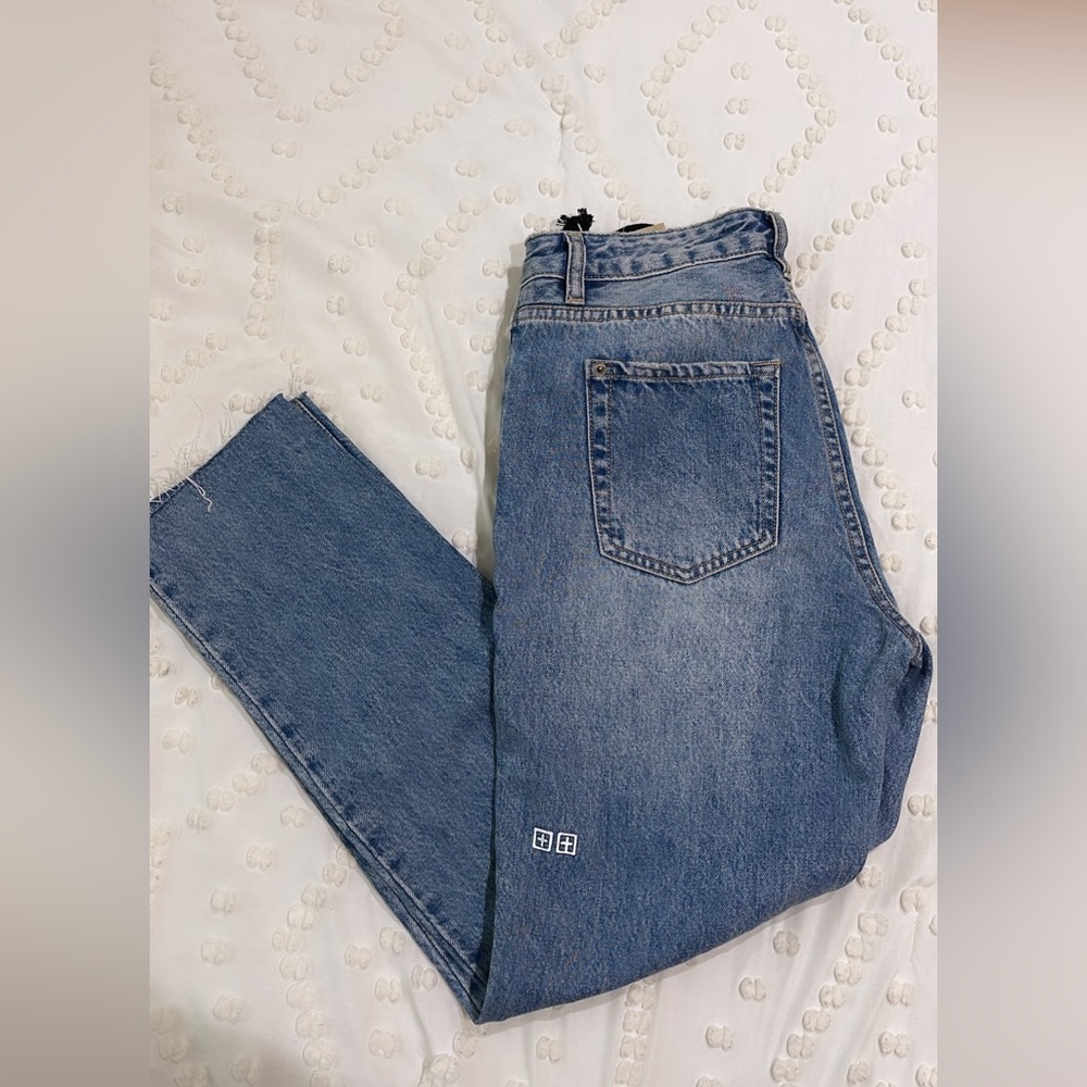 Ksubi Slim Pin Denim Jeans in Basic B